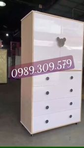 TỦ NHỰA ĐÀI  LOAN BABY MÀU TRẮNG VÂN GỖ KEM CAO CẤP GIÁ RẺ NGANG 80CM CAO 1M5 SÂU 42CM GIAO NHANH
