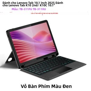 AJIUYU | Vỏ Bọc Bàn Phím Có Đèn Nền Thông Minh AJIUYU Cho Lenovo Tab 2025 10.1 "K10C TB311XU TB311FU - Bàn Phím Cảm Ứng Với Chất Liệu PU