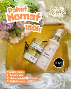 MIR GLOW PAKET HEMAT ISI3 FACIAL WASH BISA GANTI TONER