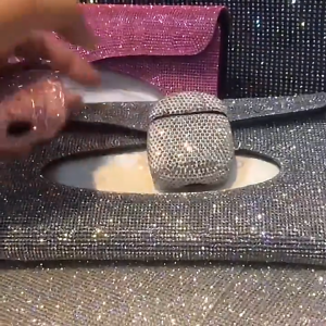12x20cm Rhinestone Sticker Self-Adhesive 12x20cm DIY Crystal Diamond Decoration Patch For Hair Dryer