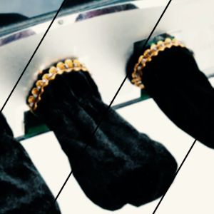 3 Pcs/set Piano Pedal Cover Cleaning Accessories Gloves Foot Protector Scratch-resistant Piano Cover