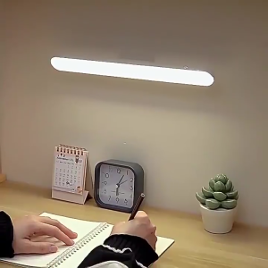 โคมไฟตั้งโต๊ะ LED โคมไฟแม่เหล็ก ปุ่มชาร์จ USB ไฟข้างเตียง ไฟอ่านหนังสือ ไฟติดห้อง โคมไฟไร้สาย ปรับได้ 3 แสง