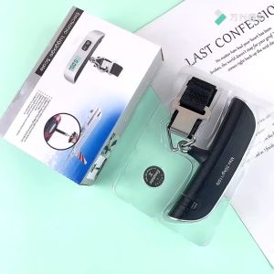 Electronic LCD Digital Handheld Luggage Scale 50kg/110lb Steel Portable Travel Scale Suitcases Hanging Weight Balance