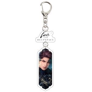 Bandai | For Anime Love DeepSpace Valko Acrylic Keychain Xavier Zayne Rafayel Sylus Colorful Acrylic Key Ring Backpack Decorative Pendant
