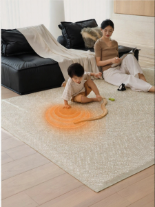 SAIBOSI | Machine Washable Dual Layer Heated Rug Graphene Heating Mat