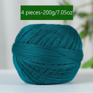 1PC Premium Mercerized Silk Lace Yarn Bundle-Soft Durable Vibrant Colors for DIY Knit & Crochet Soft and Suitable for Summer