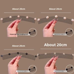 Tea Flower Hair Comb Hair Accessories Hairpin Rear Hair Clip Stylish Hair Decorations Original Design Grooming Hair Accessories