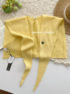 Pouie | Áo Khoác Len Dễ Mặc Giữ Ấm Cổ