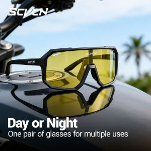 SCVCN Sale Polarized Yellow Night Vision Goggles Cycling Sunglasses Outdoor Sports Glasses Women Men Bike Driving Glasses