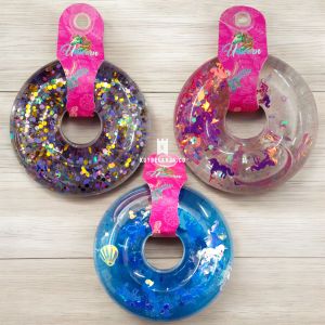 Rhino Unicorn Slime Donat Glitter mainan anak anak Assorted ( 1 PCS )