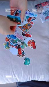 50Pcs  Pixar . Cars Series Stickers  Fashion DIY Waterproof Decals Doodle laptop luggage Stickers