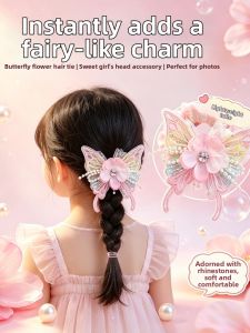 WAMEN | Butterfly Bow Mesh Flower Headband Accessories