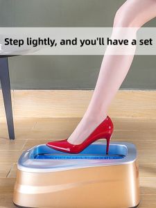 Disposable Non-woven Plastic Thickened T-shaped Shoe Cover Machine Special Foot Cover for Home Use Dust-proof Waterproof