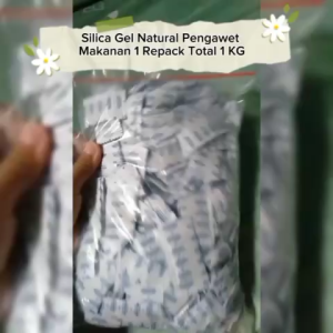 ( 1 PACK ) REPACK Silica Gel NATURAL KERTAS PENGAWET MAKANAN KERING AMAN ANTI LEMBAP 1KG