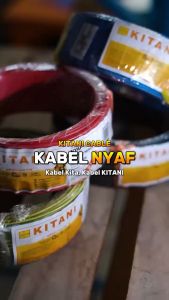 KITANI - NYAF 0.75 mm² - 100 Meter -  Kabel Listrik Tembaga Serabut