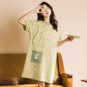 MIDULI | Breathable Lightweight Cotton Postpartum Nursing Nightdress