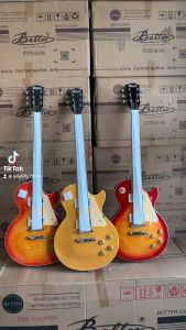 กีตาร์ไฟฟ้า Better ทรง LP (มี 3 สีให้เลือก) พร้อมสายแจ๊ค +สายสะพาย+ ประแจ+เซ็ตอัพ กีต้าร์ไฟฟ้า - Lazada