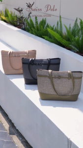 SWISS POLO Ladies PVC Leather Top Handle Sling Tote Bag - Multi Colour HPJ 5836