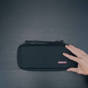 Skull & Co. EDC Case Bag Pouch For Nintendo Switch OLED / V1 / V2 Black Denim Blue Tas Gaming Travel