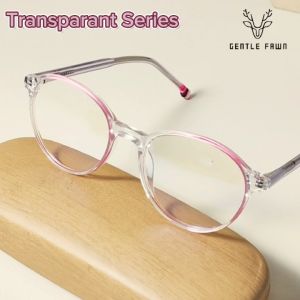 Gentle Fawn Kacamata Antiradiasi Blueray Sinar Biru Gadget/TV/Komputer Style Oval Fashion Pria Dan Wanita Bisa Minus Photocromic Bluecromic 23020