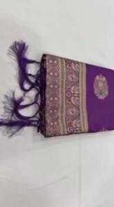 [PRE ORDER - 10 DAYS] Premium Lichi Silk Saree: Rich Pallu and Jacquard Work for Bridesmaids_6074 ( Normal or Ready to Wear Saree)