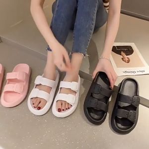 Men Women Slippers Thick couple trendy shoe slides Selipar lelaki perempuan Tik-tok hot fashion