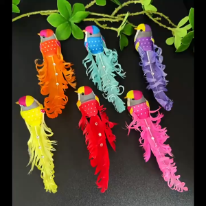 Set 6 Chú Chim Mô Phỏng Nhiều Màu Sắc Chú Chim Đồ Chơi Mô Hình Trang Trí Tiểu Cảnh  Sân Vườn Hoặc Làm Đồ Chơi Cho Bé