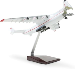 30cm AN-225 Resin Airplane Model with Openable Nose Door Classic Red Livery Cargo Plane with Stand For Aviation Souvenir Gift