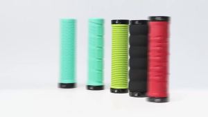 MEROCA bicycle Rubber grips Single Dual mtb grips lock on Anti Slip Shock Absorber for Fixed Gear Folding Bike Handlebar Grips