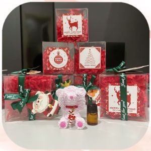 Uniqx Christmas Aroma Stone Bear Design with Essential Oil / Perfume Car Fresheners /Christmas Gift Perfect Gift圣诞礼物