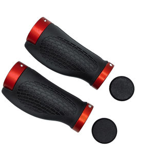 PE Rubber MTB Bike Grips Handlebar Cover Rubber Soft Anti-Skid Bicycle Grip Alloy Lock Bar BMX Handle Cuffs Cycling Accessories