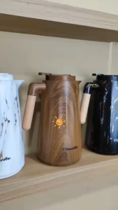 X&W Teko Termos 1L Desain Nordic Elegan HRF-806 Inner Glass Premium Simpan Panas & Dingin Hingga 48 Jam