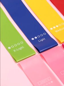5 Different Levels Resistance Bands Yoga Sport Exercise Elastic Fitness Bands Workout Pilates Home Rubber Bands Gym Accessories