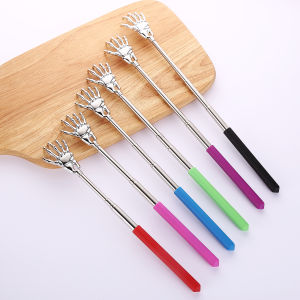 Portable Telescopic Back Scratcher Stainless Steel Extendable 8.3-22.8" with Comfort Grip Handle Happy Health Products