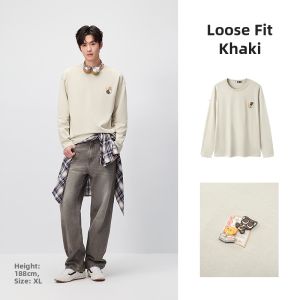 Semir | Cotton Embroidered Loose Fit Knit T-Shirt