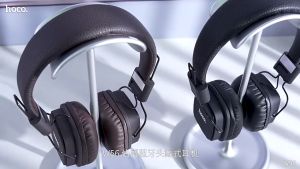 Hoco W56 หูฟังครอบหู หูฟังบลูทูธ BT headphone 5.4 เชื่อมต่อง่าย ใช้งานได้นาน ระยะเชื่อมต่อ 10 เมตร แท้100%