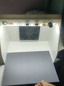 Spray booth paint booth small model spray painting box high-end coloring tabletop exhaust woodworking sanding box