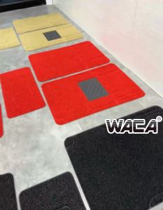 5 ชิ้น! WACA พรมไวนิลดักฝุ่น พรมปูพื้นรถยนต์ แผ่นท้าย มีปุ่มกันลื่นและแผ่นยางกันพรมสึก ดักฝุ่น ไวนิล เส้นในดักฝุ่น พรมดักฝุ่น พรมไวนิล พรมรถยนต์ พรมปูรถยนต์ รถยนต์ทุกรุ่น 521 FHA pro9