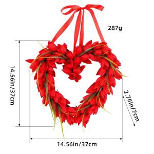 Tulip Heart Valentines Decoration
