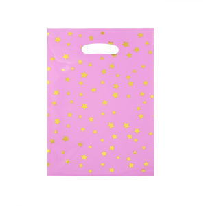 10pcs Handbag Candy Bags Star Printed Gift Bags Birthday Wedding Party Gift Packing Bag Shop Retail OPP Shopping Bag Wholasale