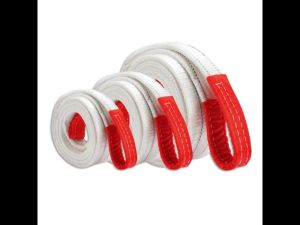 Crane Lifting Belt 2T/5T Flat Hoisting Belt Industrial Site Crane Traction Rope