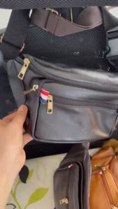 Túi Đeo Chéo Bụng Da Bò Thật 4U Cao Cấp JNM02