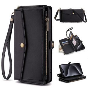Flip Cover Wallet Phone Case For Samsung Galaxy S26 S25 S24 S23 S22 S21 FE Plus Ultra Edge 5G PU Leather Multi-Functional Bags