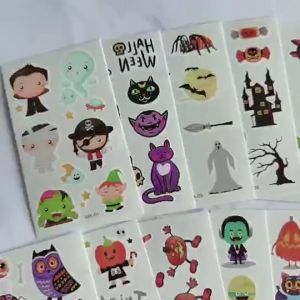 Sticker tatoo hình xăm dán Halloween nhiều hình siêu đáng yêu cho bé hóa trang (tấm 10-13 hình)
