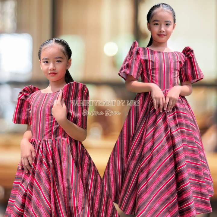 MODERN FILIPINIANA KIDS TRADITION ( BUWAN NG WIKA ATTIRE ) | Lazada PH