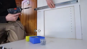 14-20 In Laci Geser / Aksesoris Laci Ball Bearing  Untuk Meja Rel Laci Panduan