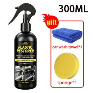 Car Plastic Restorer Back To Black Gloss Plastic Renovator Longlasting Coating Leather Restore Auto Polish Cleaning Products