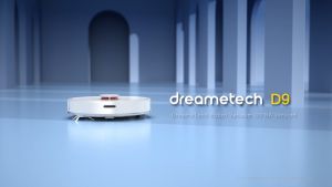 Robot hút bụi Dreame Robotic Vacuum D9 RLS5-WHO - Hàng chính hãng - Diện tích làm sạch lớn 3 phím cứng trên máy 13 cảm biến