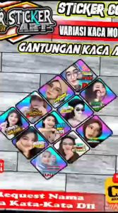 VARIASI GANTUNGAN KACA AKRILIK BEBAS CUSTOM MOBIL DAN TRUCK