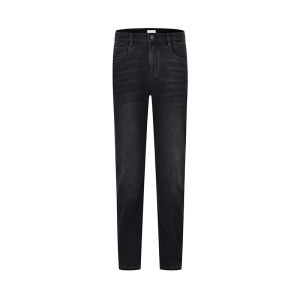 Quần Jeans Nam Thêu Logo Dễ Thương Màu Đen